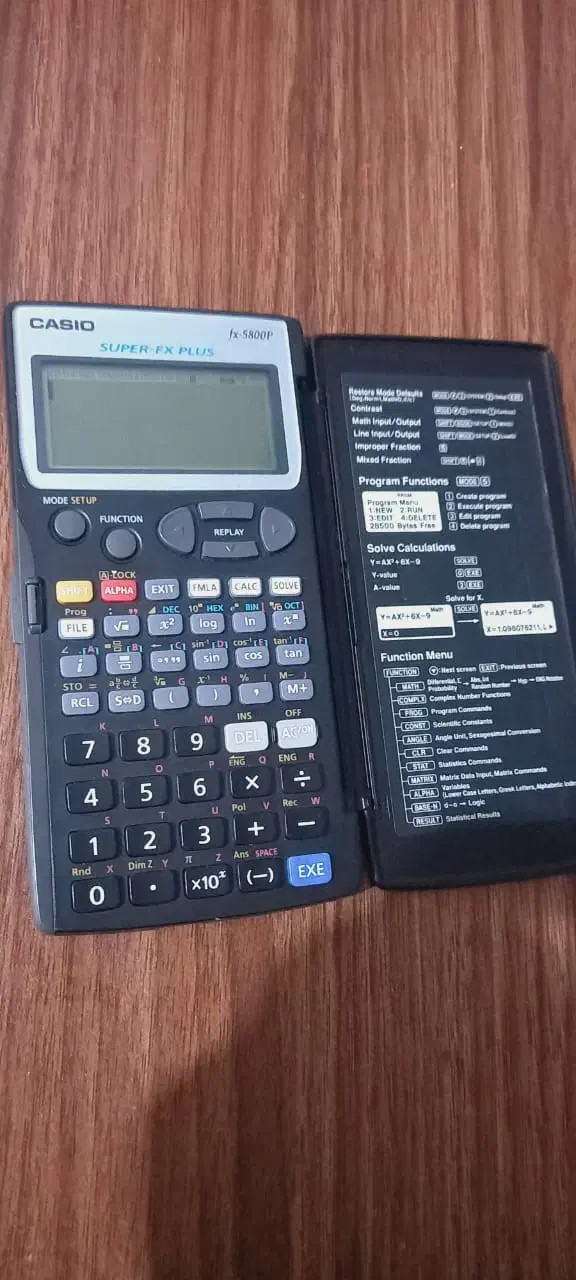 ماشین حساب مهندسی کاسیو|لوازم التحریر|رشت, سعدی (تختی)|دیوار