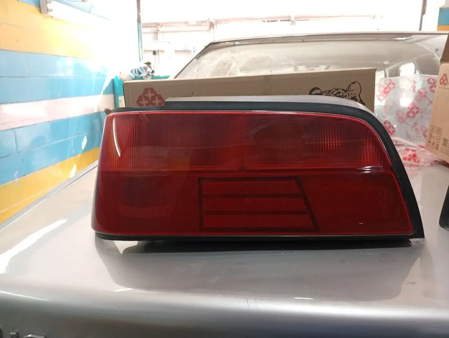 لاستیک 14/منبع اگزوز/خطر عقب پارس|قطعات یدکی و لوازم جانبی|اسلامشهر, شهرک امام حسین (میان آباد)|دیوار