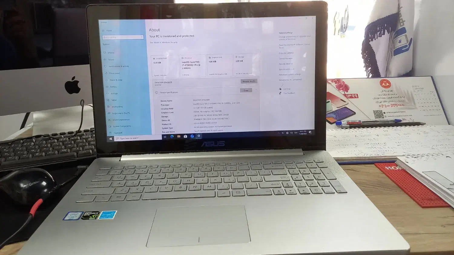 لپتاپ asus|رایانه همراه|سمنان, |دیوار