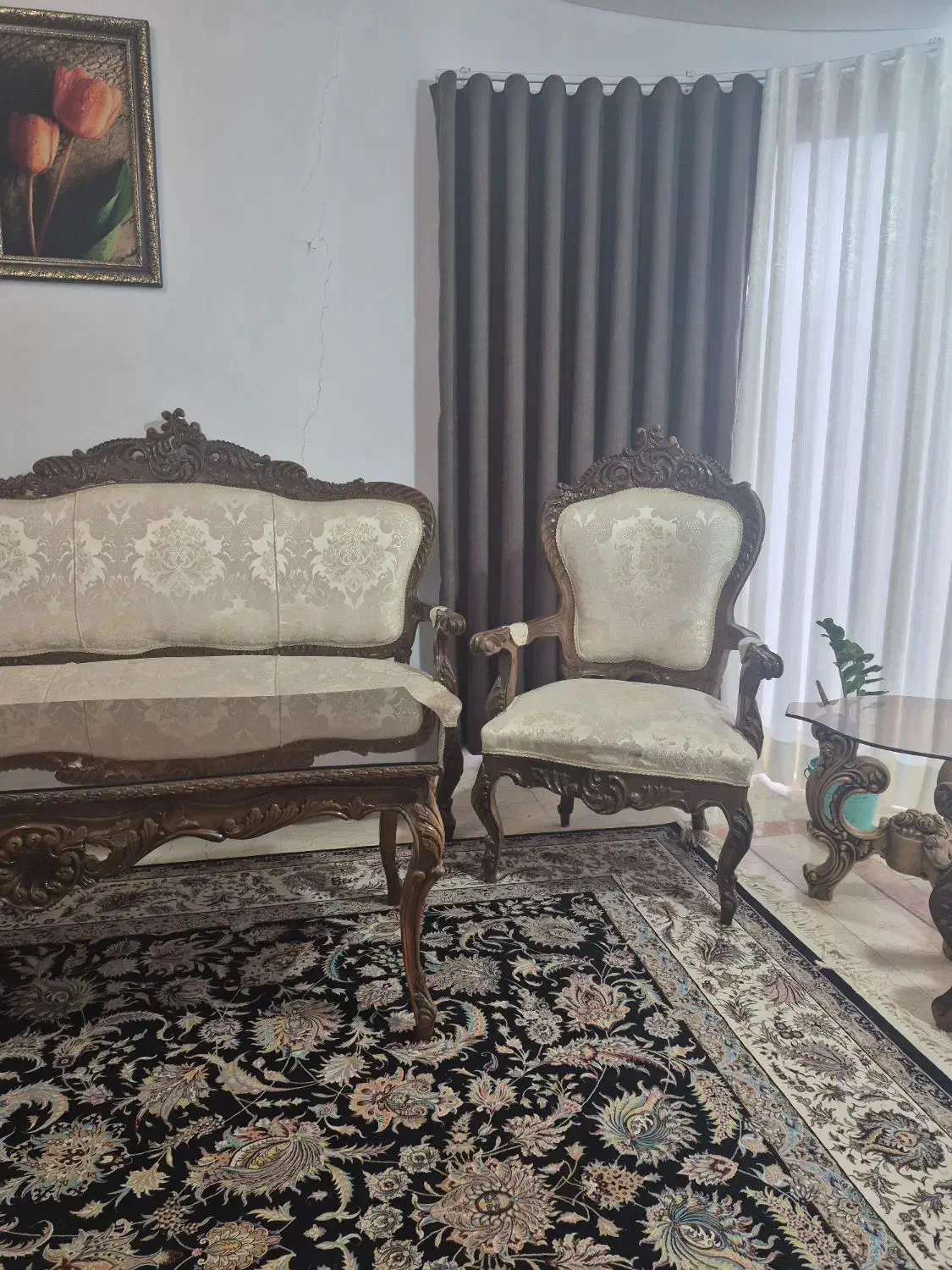 مبل استیل وناهارخوری|مبلمان خانگی و میز عسلی|عباسآباد, |دیوار