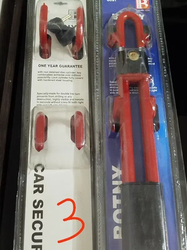 قفل فرمان ، قفل پدال و ترمز،قفل عصایی ایرانی خارجی|قطعات یدکی و لوازم جانبی|مشهد, کوشش|دیوار