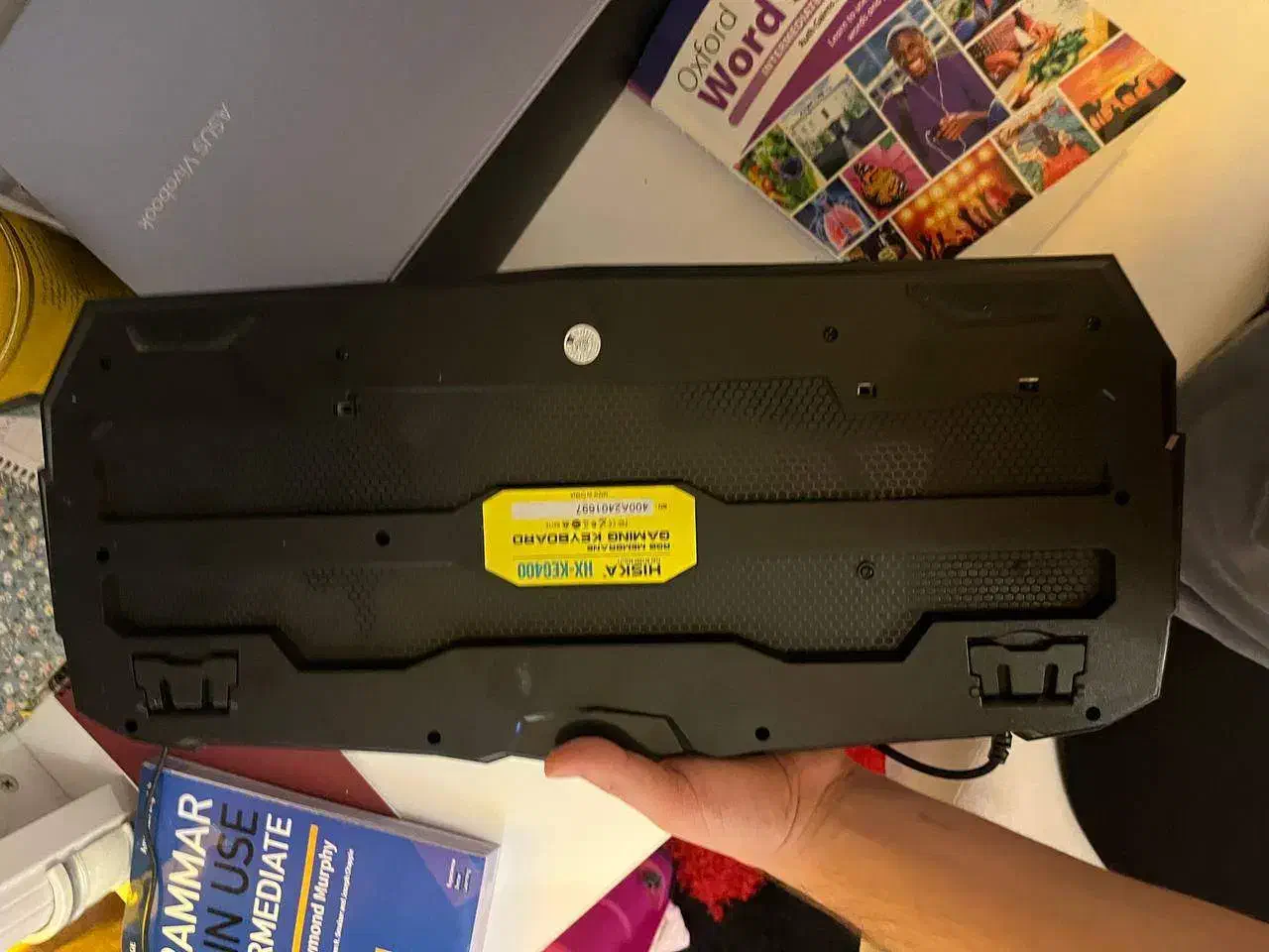 کیبورد RGB سوییج مکانیکال سیمی Hisk-A|قطعات و لوازم جانبی رایانه|تهران, المهدی|دیوار