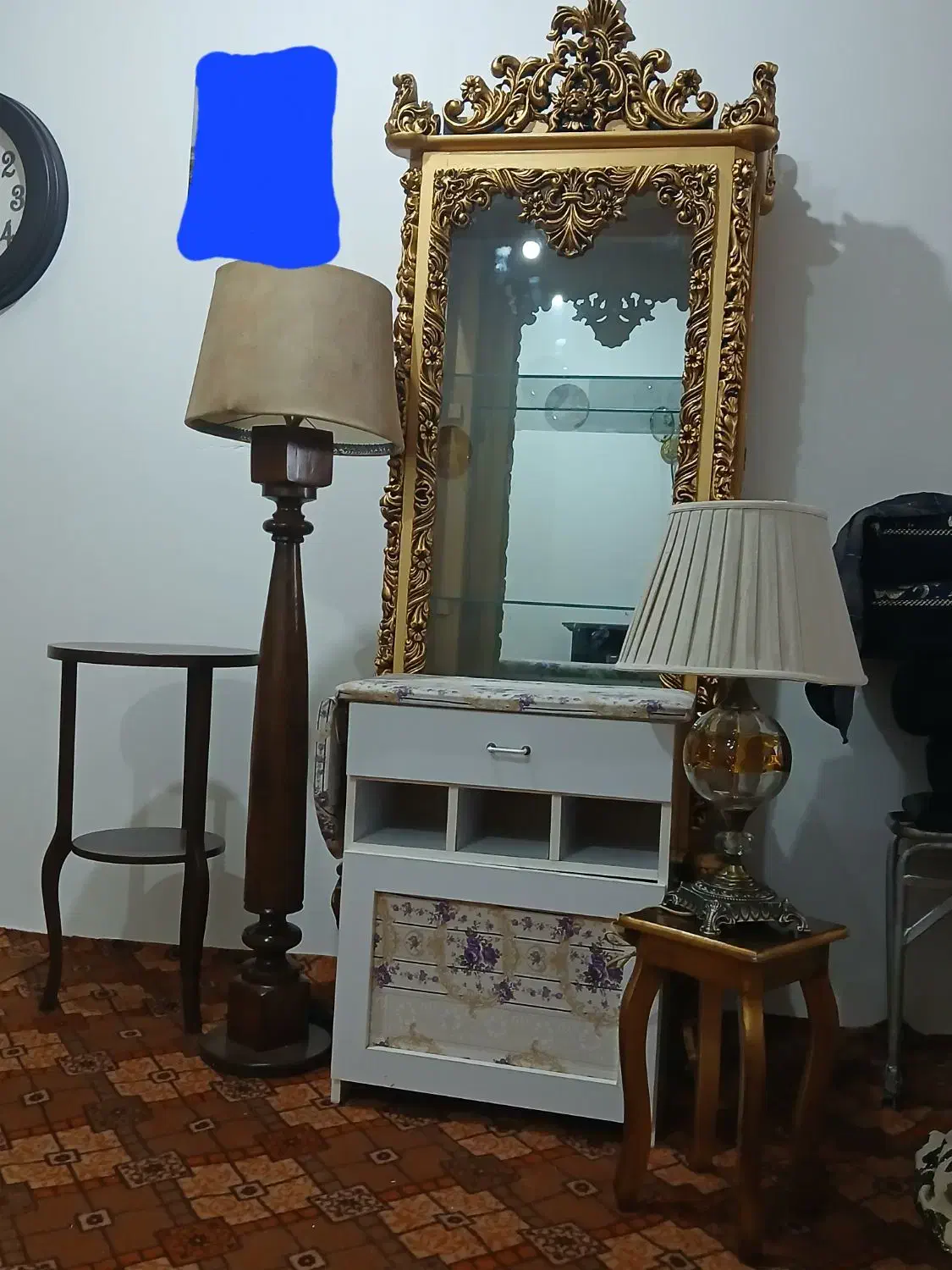 میز اتو ، بوفه ،آباژور ،میز گوشه|چراغ خواب و آباژور|اردبیل, |دیوار