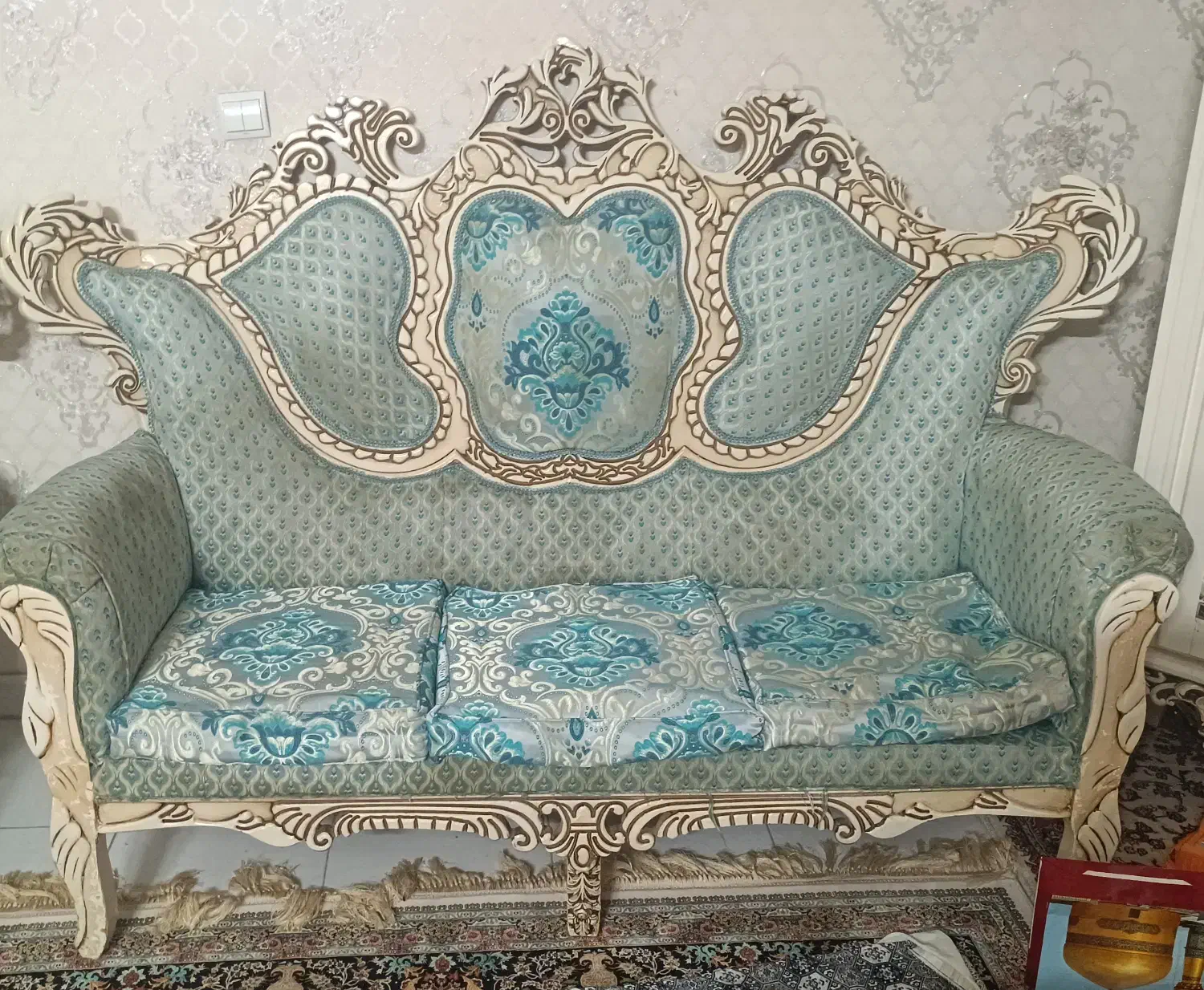 فروش فوری مبل 7 نفره+ تخفیف|مبلمان خانگی و میز عسلی|اسلامشهر, مطهری|دیوار