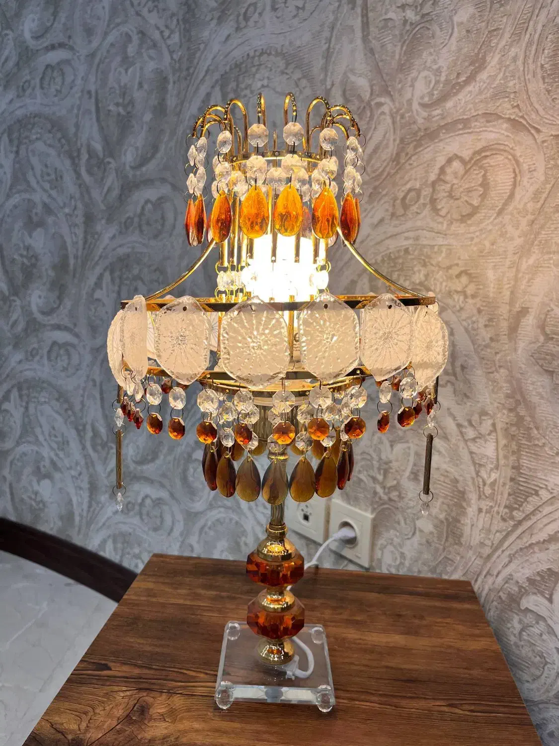 آباژور کریستال|لوستر و چراغ آویز|کاشان, شهرک امیرالمومنین|دیوار