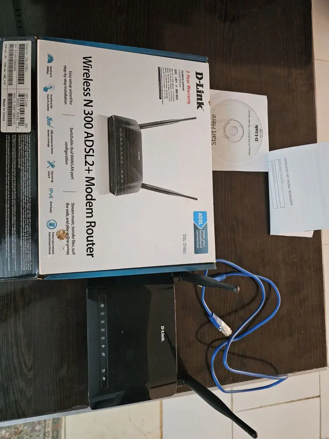 مودم ADSL 2+ DLINK|مودم و تجهیزات شبکه|بیرجند, |دیوار