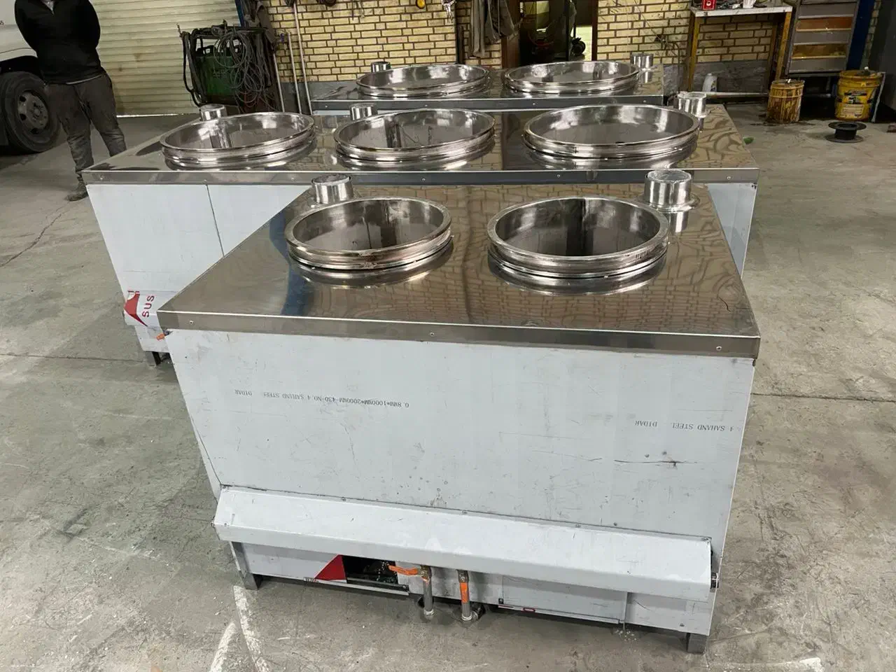 آش و حلیم اجاق  سینک  کابینت استیل همزن میز|کافی‌شاپ و رستوران|خمینی‌شهر, |دیوار