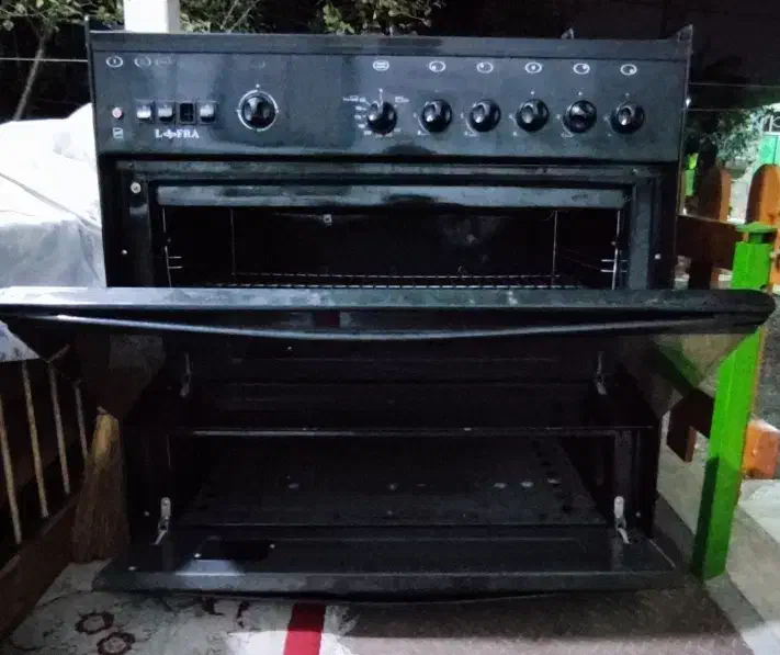 گاز ۵ شعله فر دار سالم|اجاق گاز و لوازم برقی پختوپز|رشت, حومه رشت|دیوار