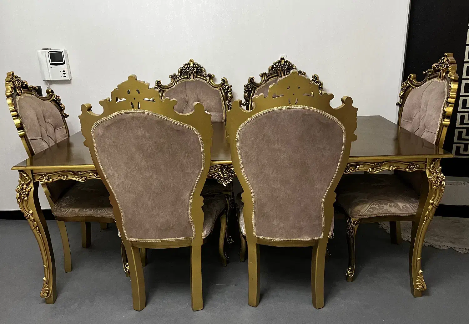 میز غذاخوری 6نفره استیل|میز و صندلی غذاخوری|گلستان (تهران), |دیوار