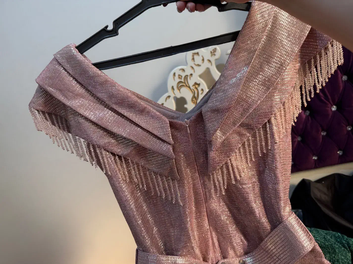 فروش فورری لباس مجلسی صورتی سایز۳۸-۴۰|لباس|تهران, خانی آباد نو شمالی|دیوار