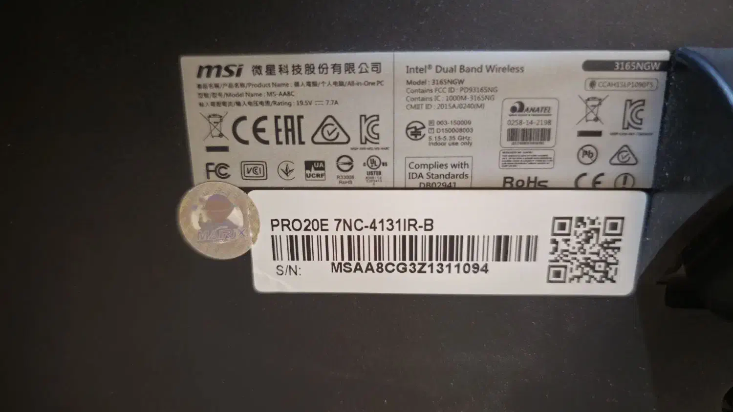 all in one. msi|رایانه رومیزی|اراک, |دیوار