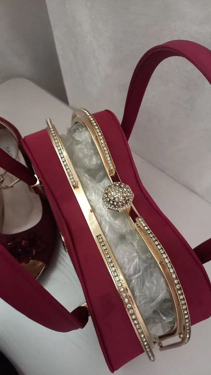 ست کیف و کفش مجلسی|کیف، کفش، کمربند|اردکان, |دیوار