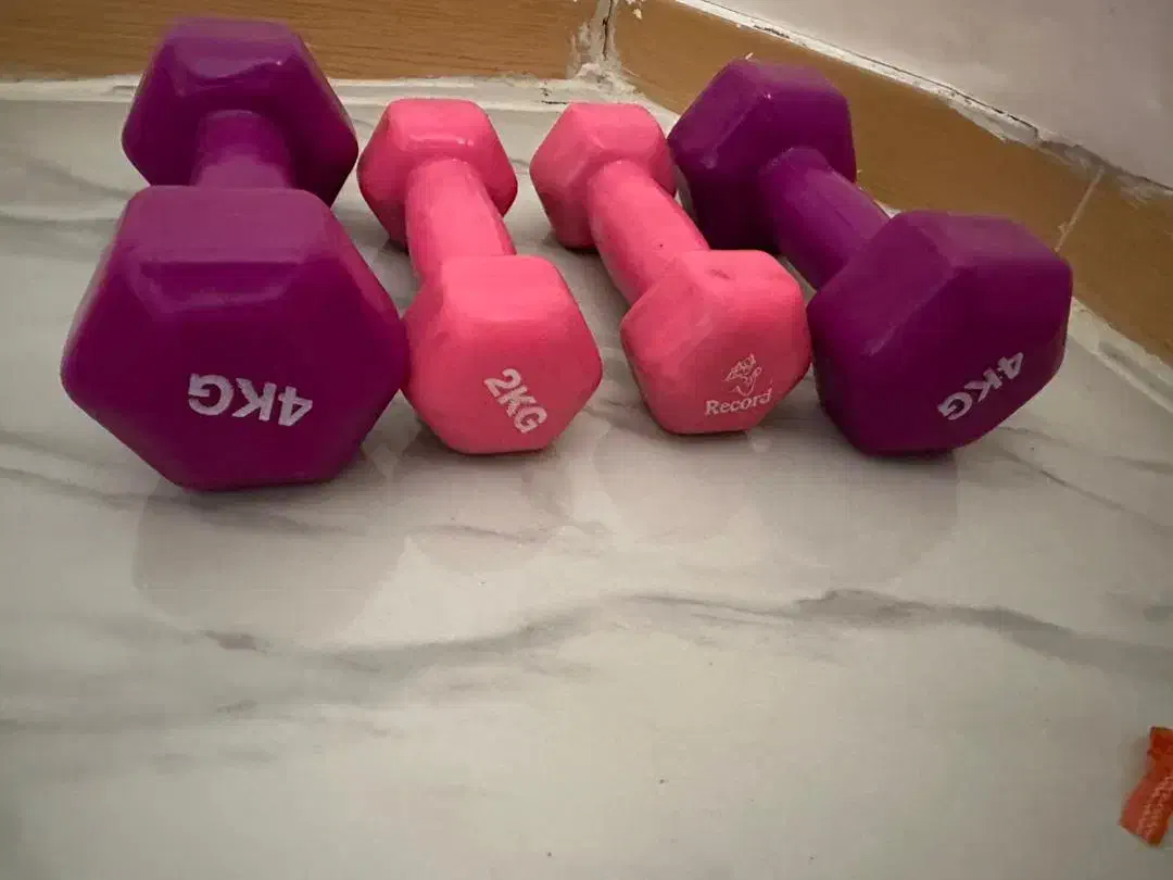 دمبل دو و چهار کیلویی|تجهیزات ورزشی|رشت, انصاری|دیوار