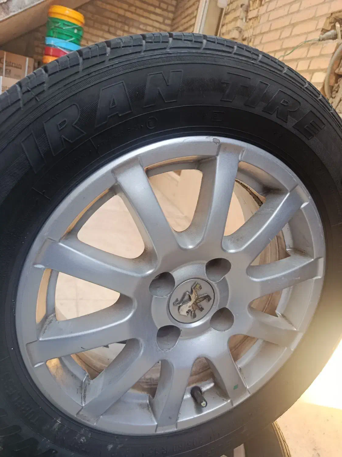 ۴حلقه رینگ به همراه لاستیک|قطعات یدکی و لوازم جانبی|خرمشهر, |دیوار