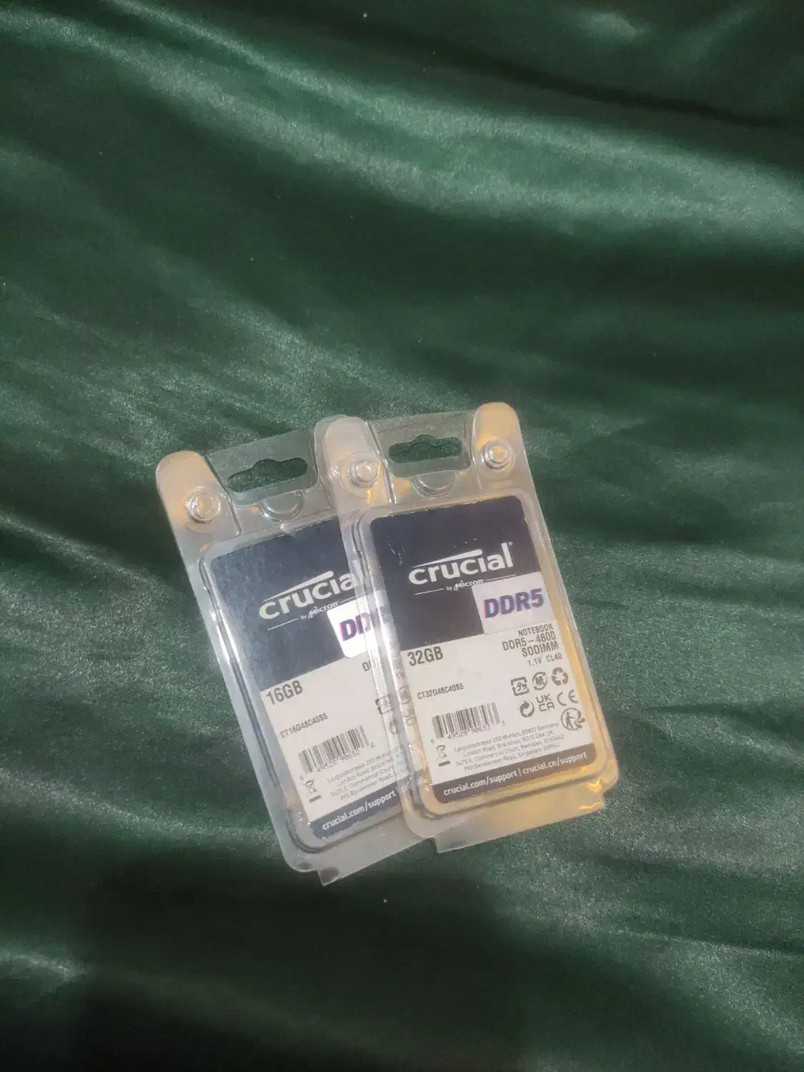 رم لپتاپ سامسونگ 16GB DDR5 دو کاناله|قطعات و لوازم جانبی رایانه|ری, ظهیرآباد|دیوار