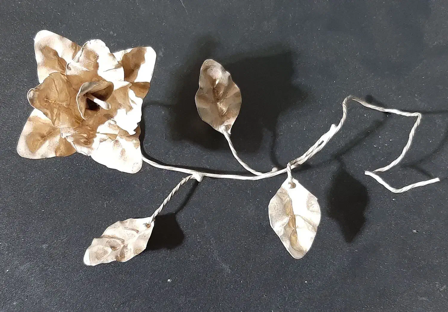 ملیله های تمام نقره عیار ۹۲۵ وزن هر دو گل ۲۷ گرم|جواهرات|اراک, |دیوار