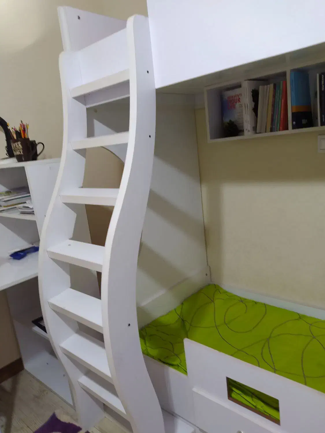 تخت دو‌طبقه شرکتی،MDF|تخت و سرویس خواب|همدان, |دیوار