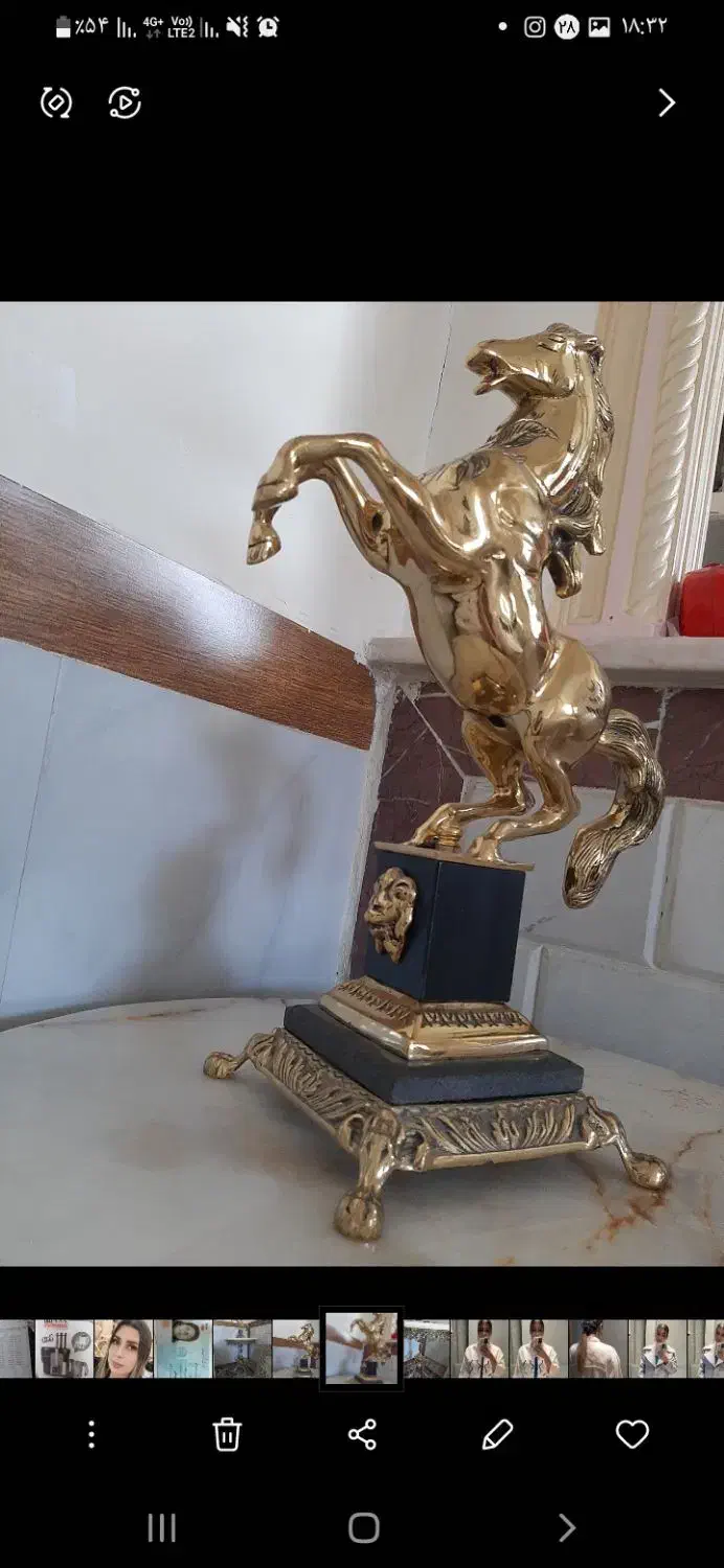 میز خاطره ی برنز واسب|صنایع دستی و سایر لوازم تزئینی|کرمانشاه, |دیوار