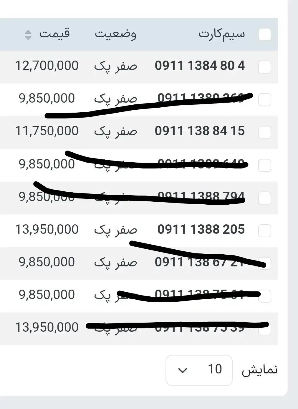 09111384804 صفر کد 1|سیمکارت|رشت, حاجی آباد|دیوار