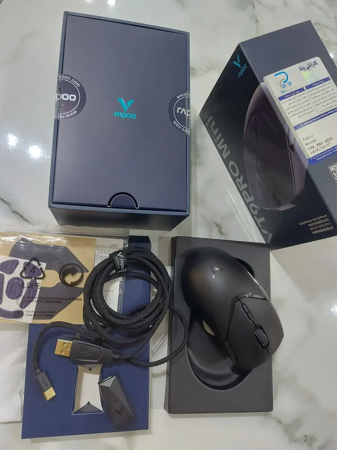 موس بیسیم گیمینگ رپو  Rapoo VT9 Pro نو|قطعات و لوازم جانبی رایانه|شیراز, فرهنگ شهر|دیوار