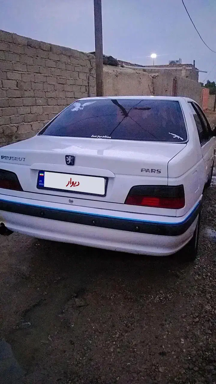 پژو پارس مدل۹۰ بی نهایت تمیز رخ عالی|خودرو سواری و وانت|زابل, |دیوار