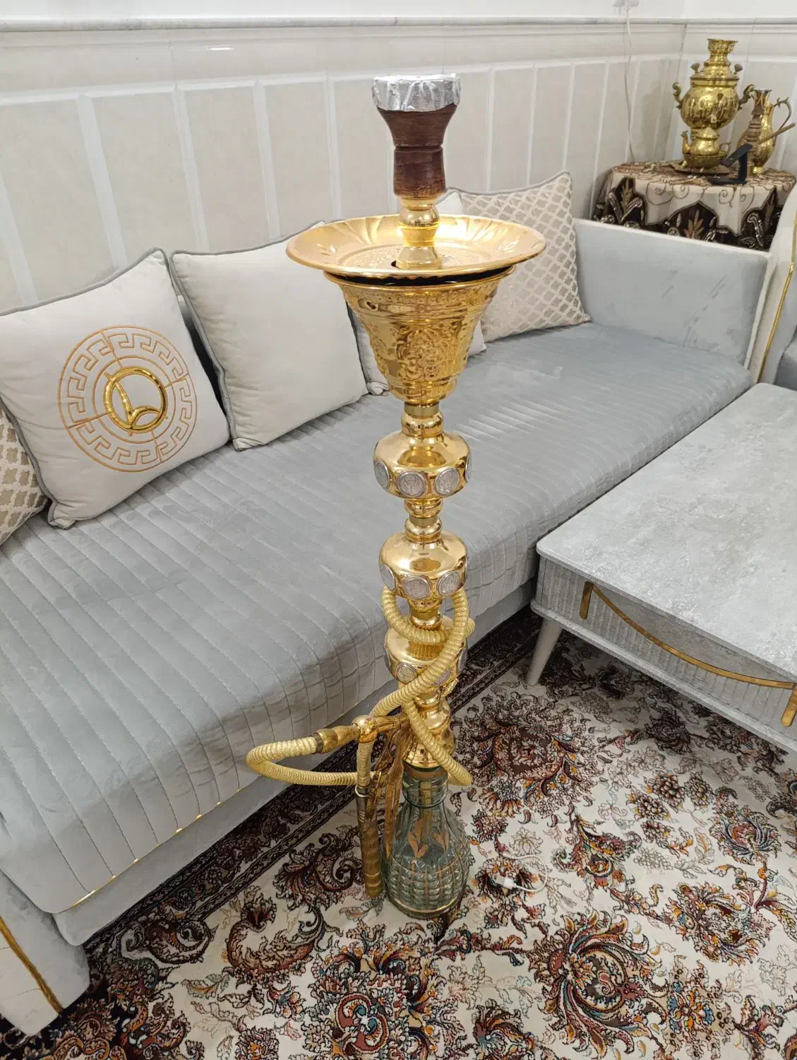 قلیون سلتنطی خیلی در حد نو|صنایع دستی و سایر لوازم تزئینی|قم, هفت تیر|دیوار