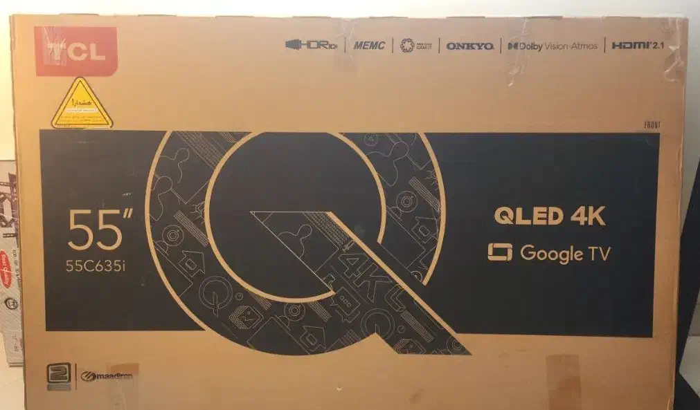 تلوزیون تی سی ال C635i سایز ۵۵ اینچ 4K Ultra HD|تلویزیون و پروژکتور|اصفهان, سپاهان‌شهر|دیوار