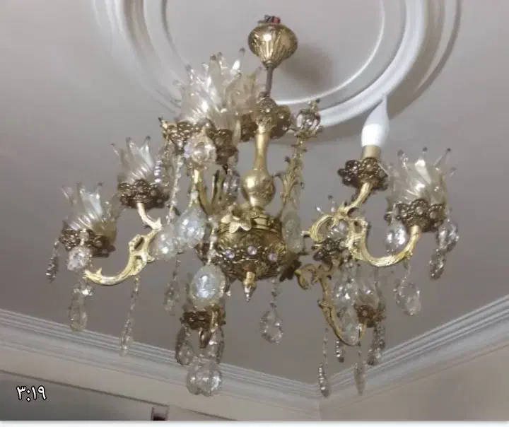 دو عدد لوستر برنز|لوستر و چراغ آویز|تهران, جی|دیوار