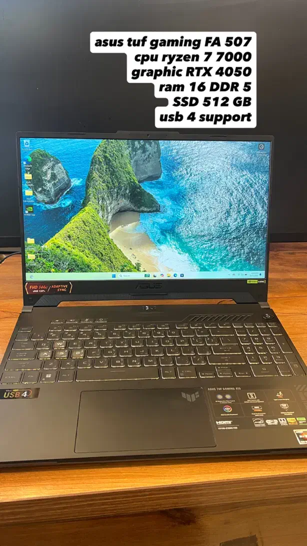 Asus tuf gaming FA 507|رایانه همراه|شیراز, قدوسی غربی|دیوار