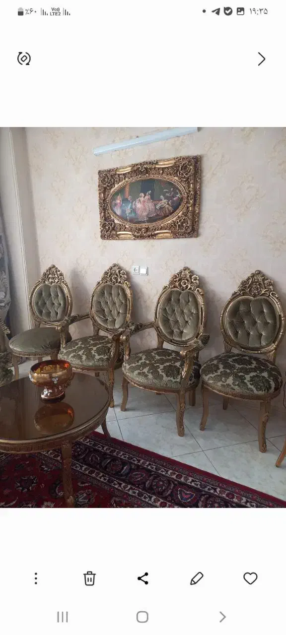 مبلمان استیل ۹نفره|مبلمان خانگی و میز عسلی|مشهد, هنرور|دیوار