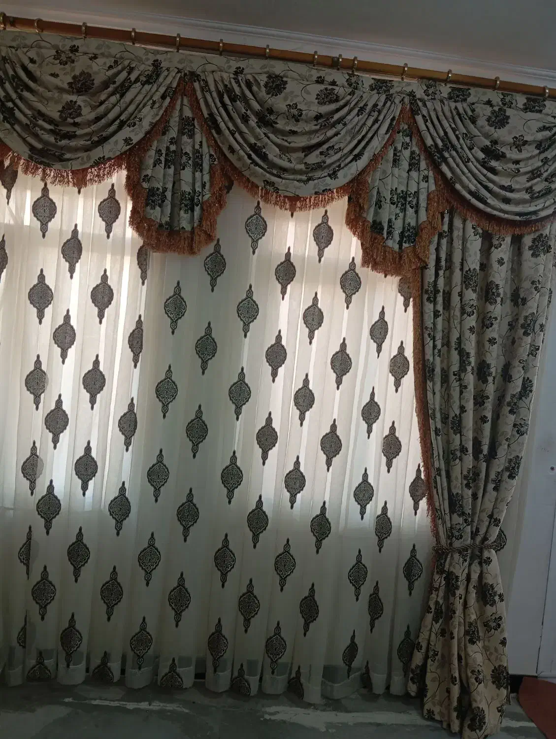 پرده|پرده، رانر، رومیزی|پارسآباد, |دیوار