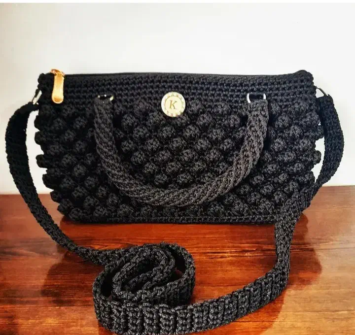 کیف های بافتنی زیبا با نخ مکرومه|کیف، کفش، کمربند|گرگان, |دیوار
