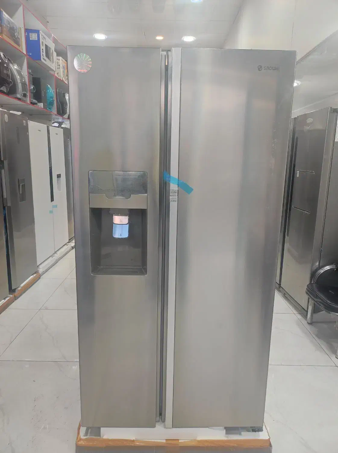 یخچال فریزر ساید بای ساید اسنوا ( gallery|یخچال و فریزر|شیراز, تحویلی|دیوار