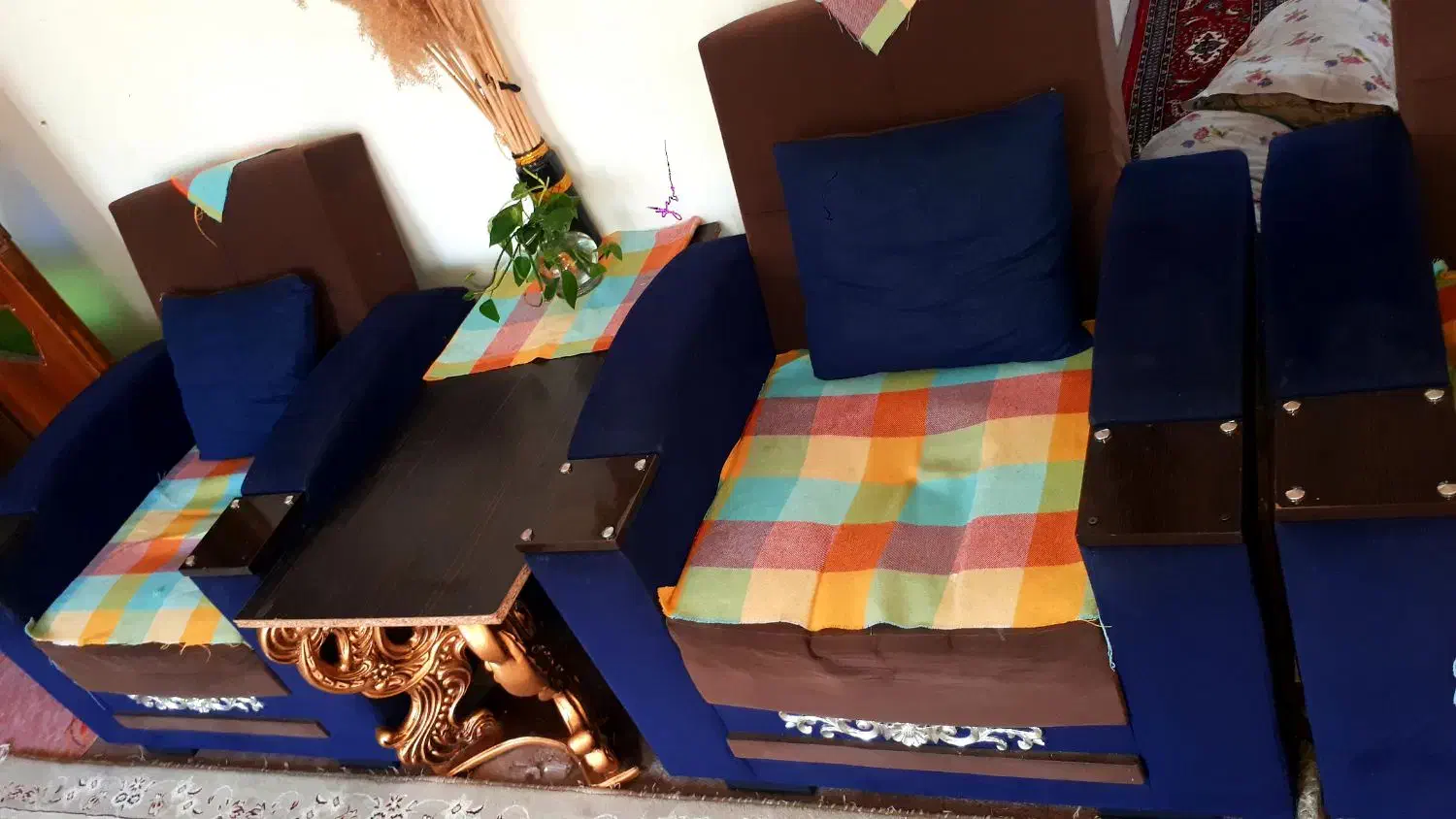 یک دست مبل ۷ نفره|مبلمان خانگی و میز عسلی|بانه, |دیوار