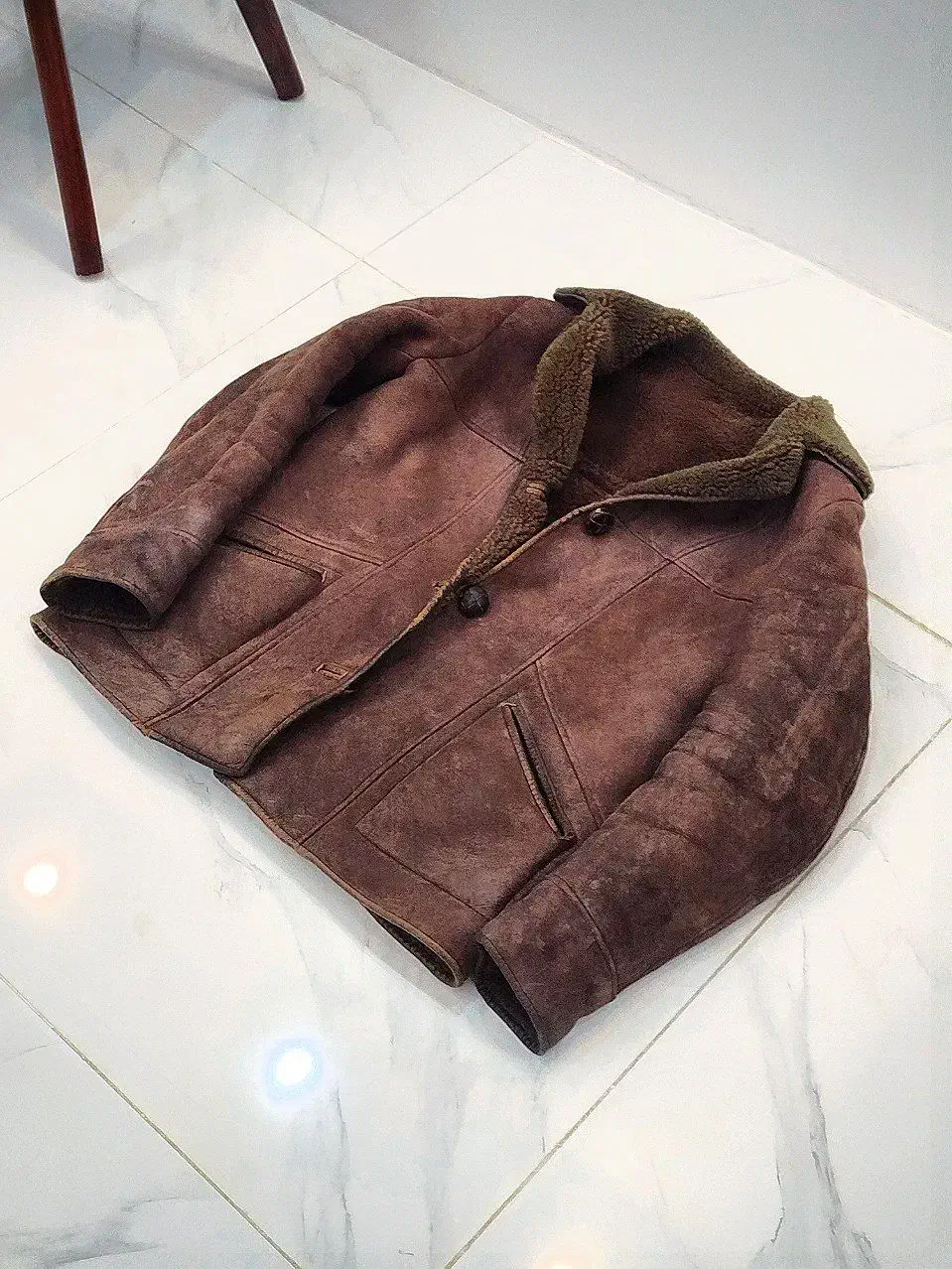 کاپشن چرم بوفالو اصل|لباس|شهرضا, |دیوار