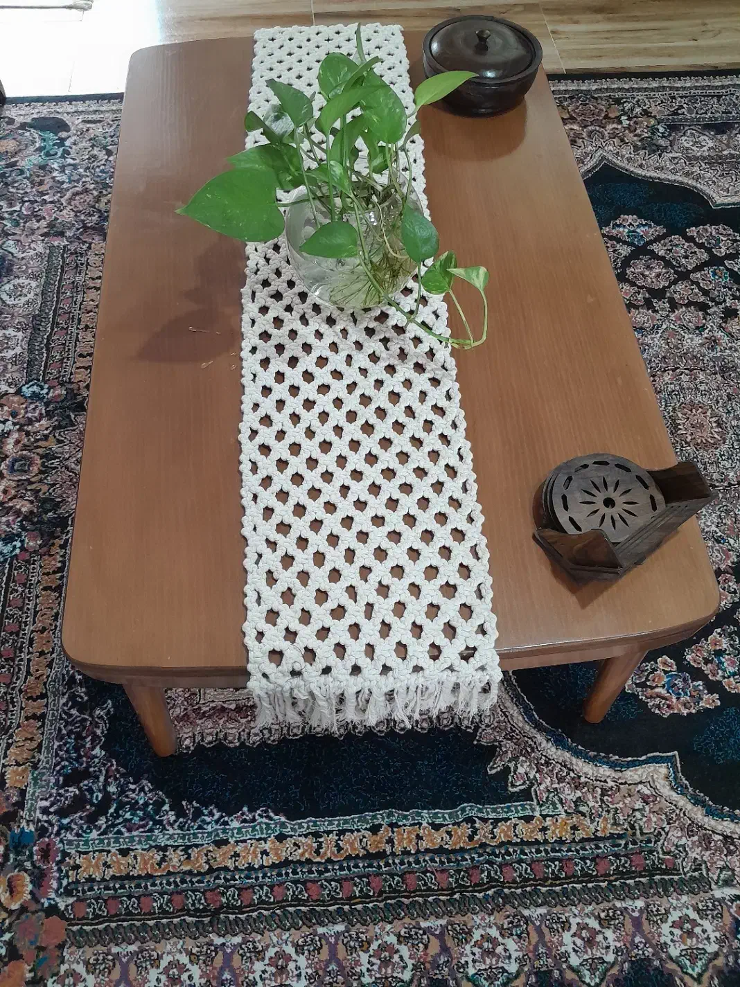 مکرومه بافی|پرده، رانر، رومیزی|رشت, گلسار|دیوار