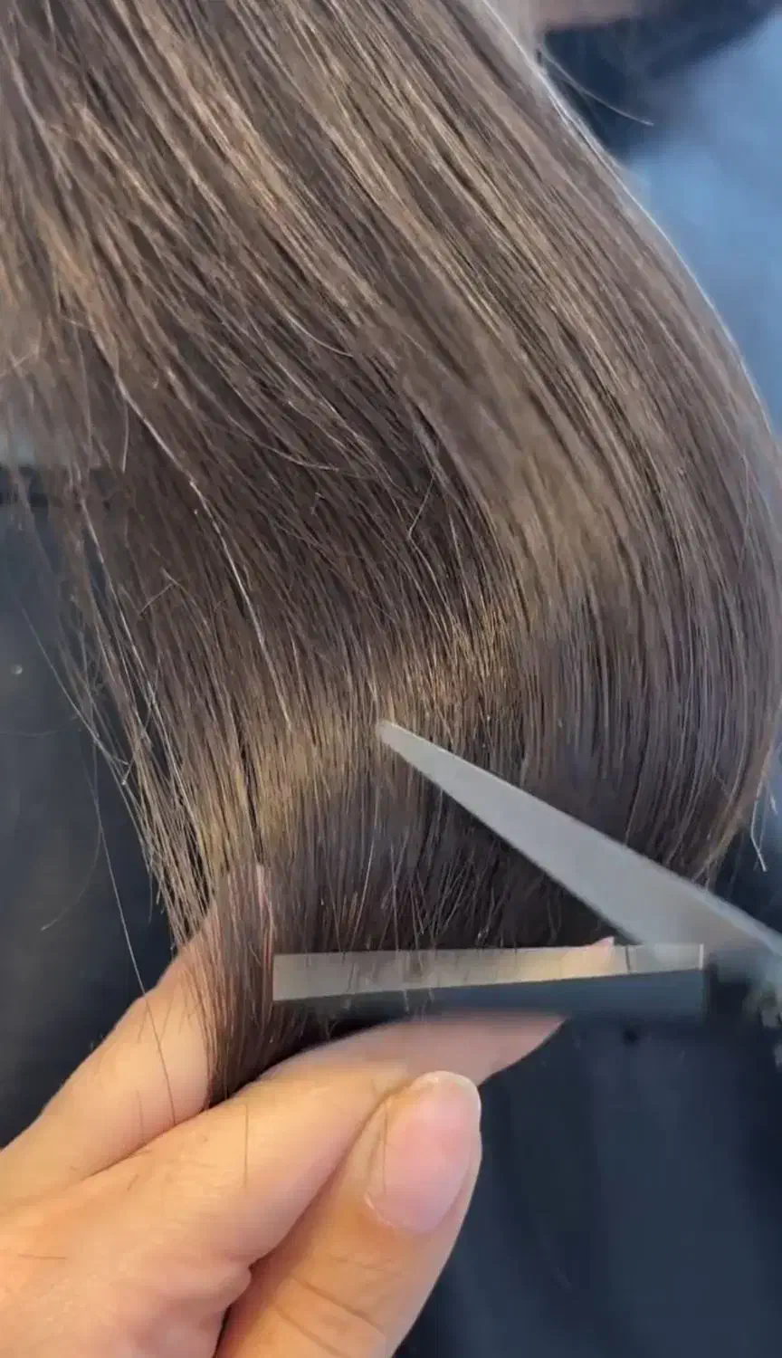 تخفیف ویژه موخوره گیری با قیچی پروتئین و کراتین مو|خدمات آرایشگری و زیبایی|قم, حنیف نژاد|دیوار