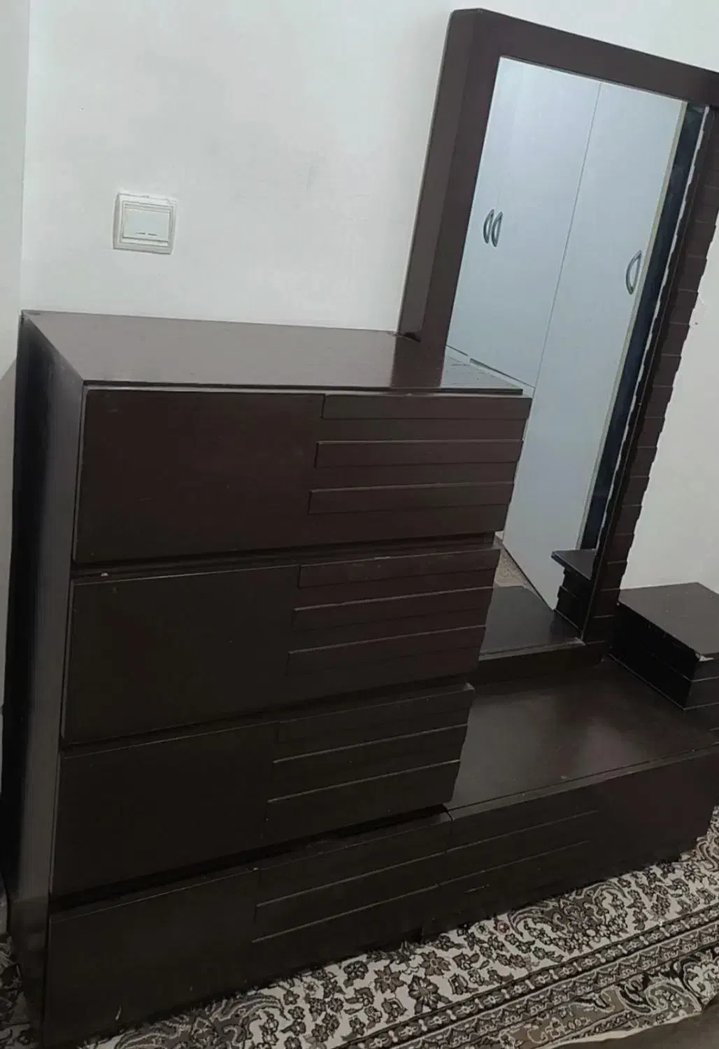 ایینه و دراور|جاکفشی، کمد، دراور|لامرد, |دیوار