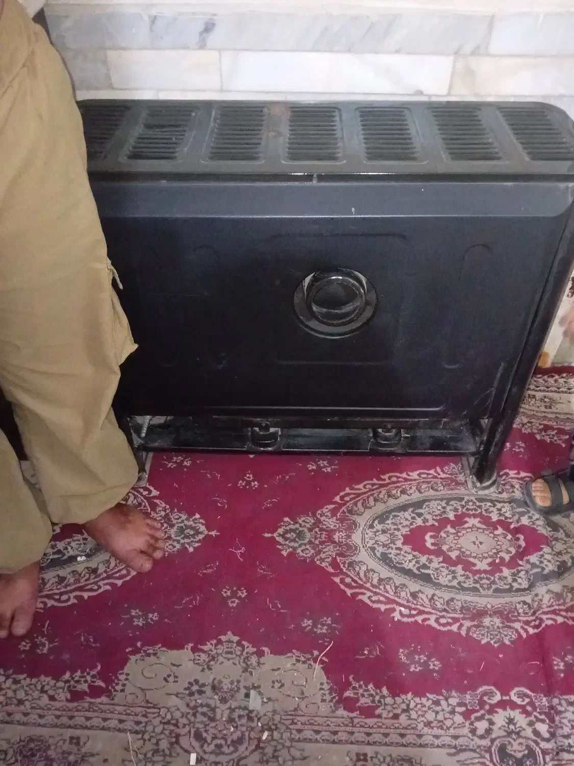 بخاری گازی طرح شومینه|بخاری، هیتر، شومینه|کرمان, |دیوار