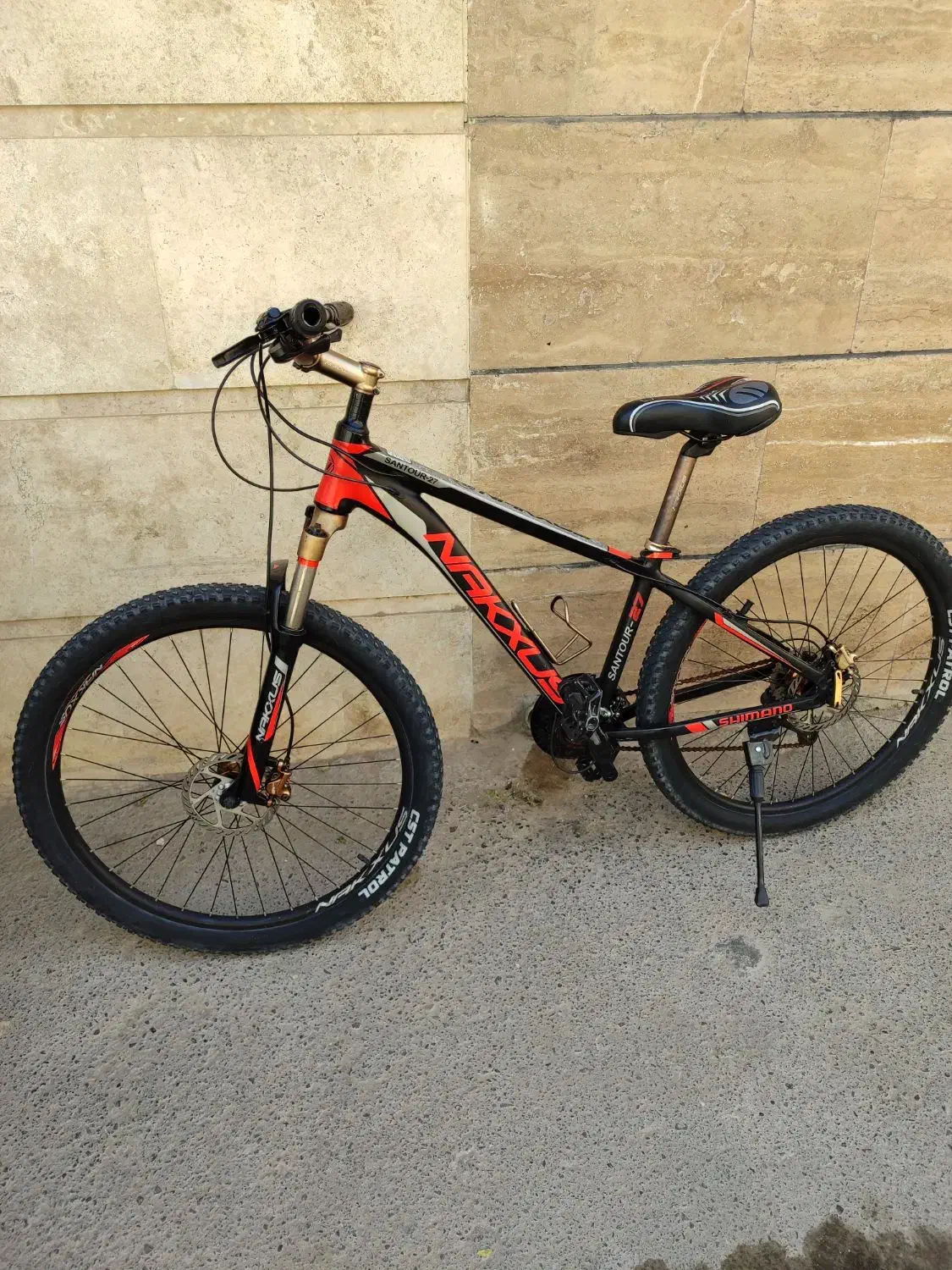 دوچرخه ۲۷.۵ دیسکی روغنی|دوچرخه، اسکیت، اسکوتر|قم, باغ شریفی|دیوار