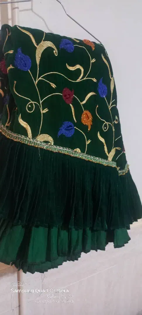 لباس محلی سبز خوش رنگ تا سایز 50|لباس|یاسوج, |دیوار