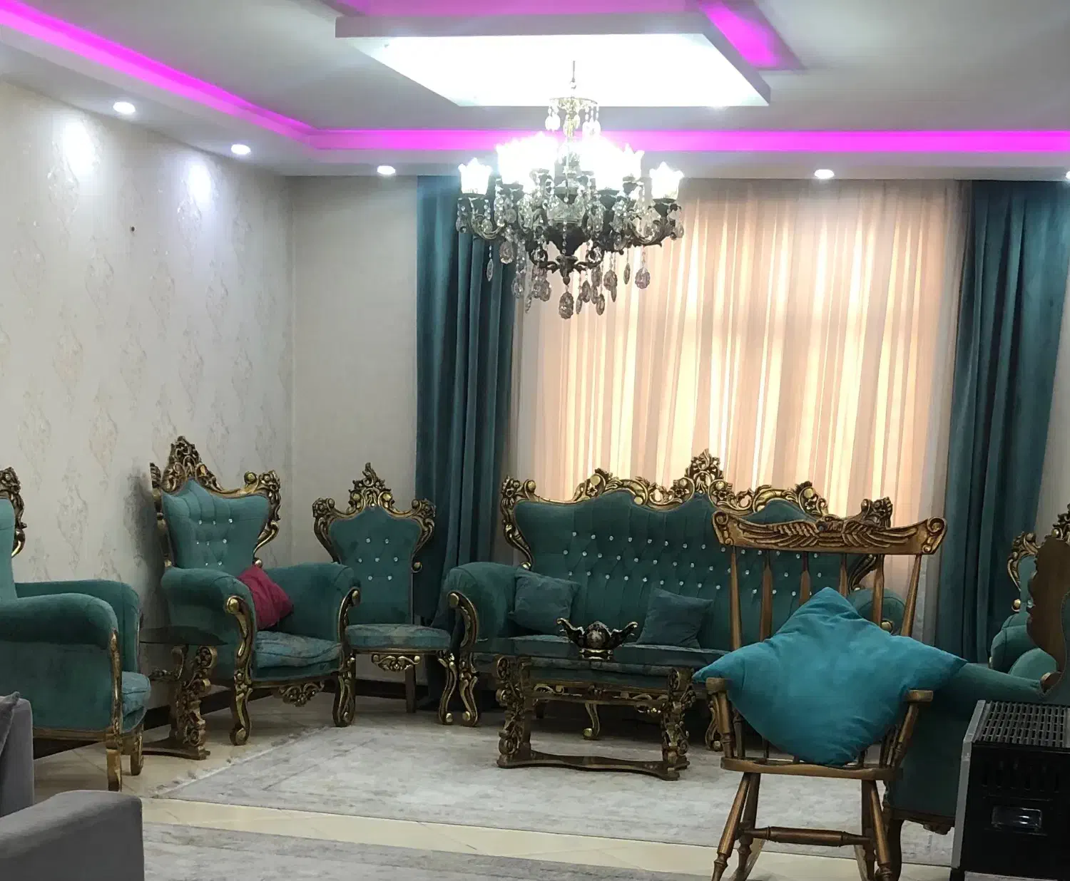 مبل استیل شیک و سالم|مبلمان خانگی و میز عسلی|اندیشه, اندیشه فاز ۴|دیوار