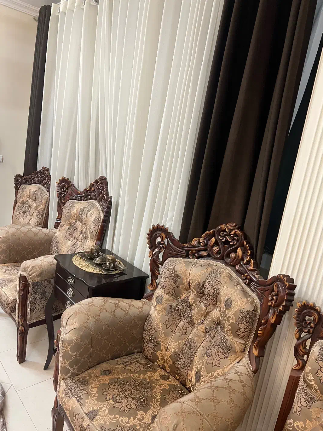 فروش مبل میز ناهار خوری سلطنتی|مبلمان خانگی و میز عسلی|شیراز, شهرک بزین|دیوار