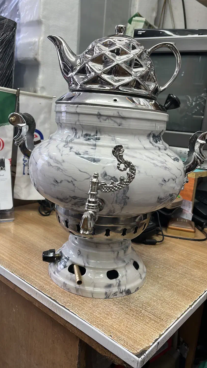 سماور گازی جدید|سماور، چایساز، قهوهساز|رشت, بازار|دیوار