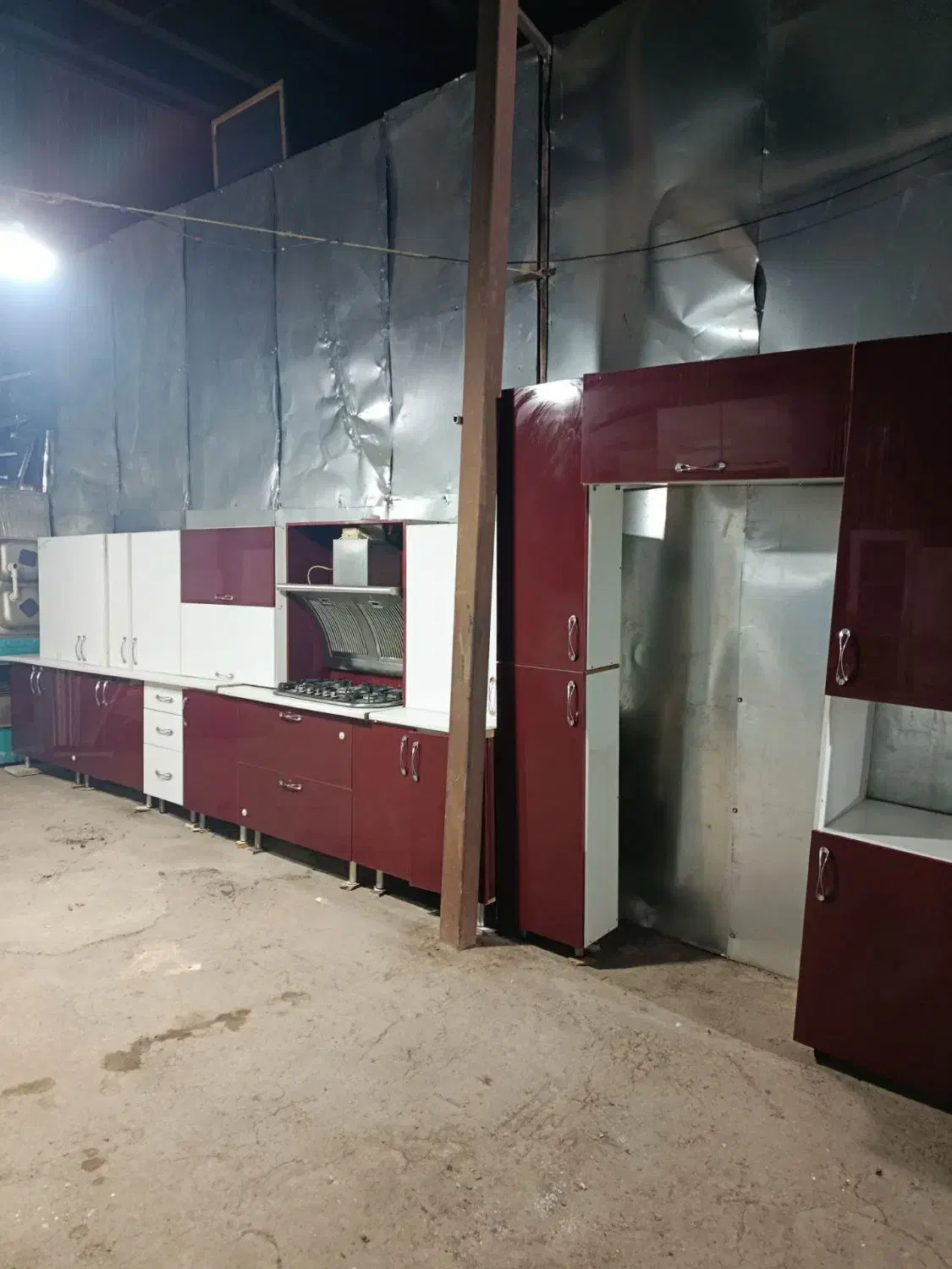 فروش کابینت دست دوم هایگلاس ترک سینگ هود گاز|مصالح و تجهیزات ساختمان|تهران, علی‌آباد|دیوار