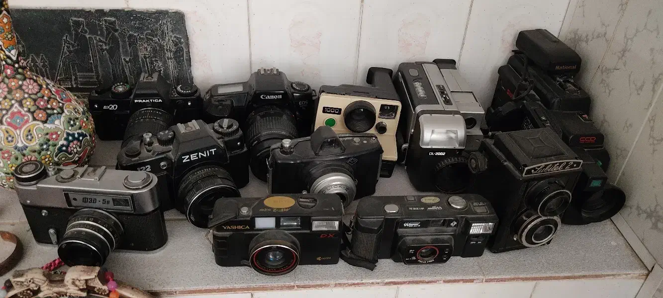 کلکسیون دوربین|دوربین عکاسی و فیلمبرداری|مرودشت, مسجد رسول|دیوار