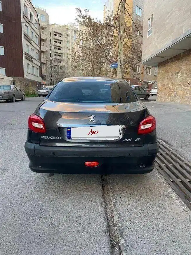 206 sd 93 v8|خودرو سواری و وانت|تبریز, |دیوار