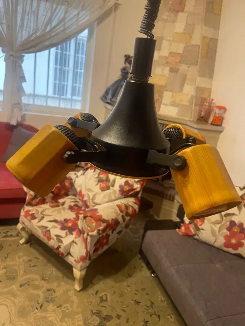 لوستر طرح چوب|لوستر و چراغ آویز|کلارآباد, |دیوار