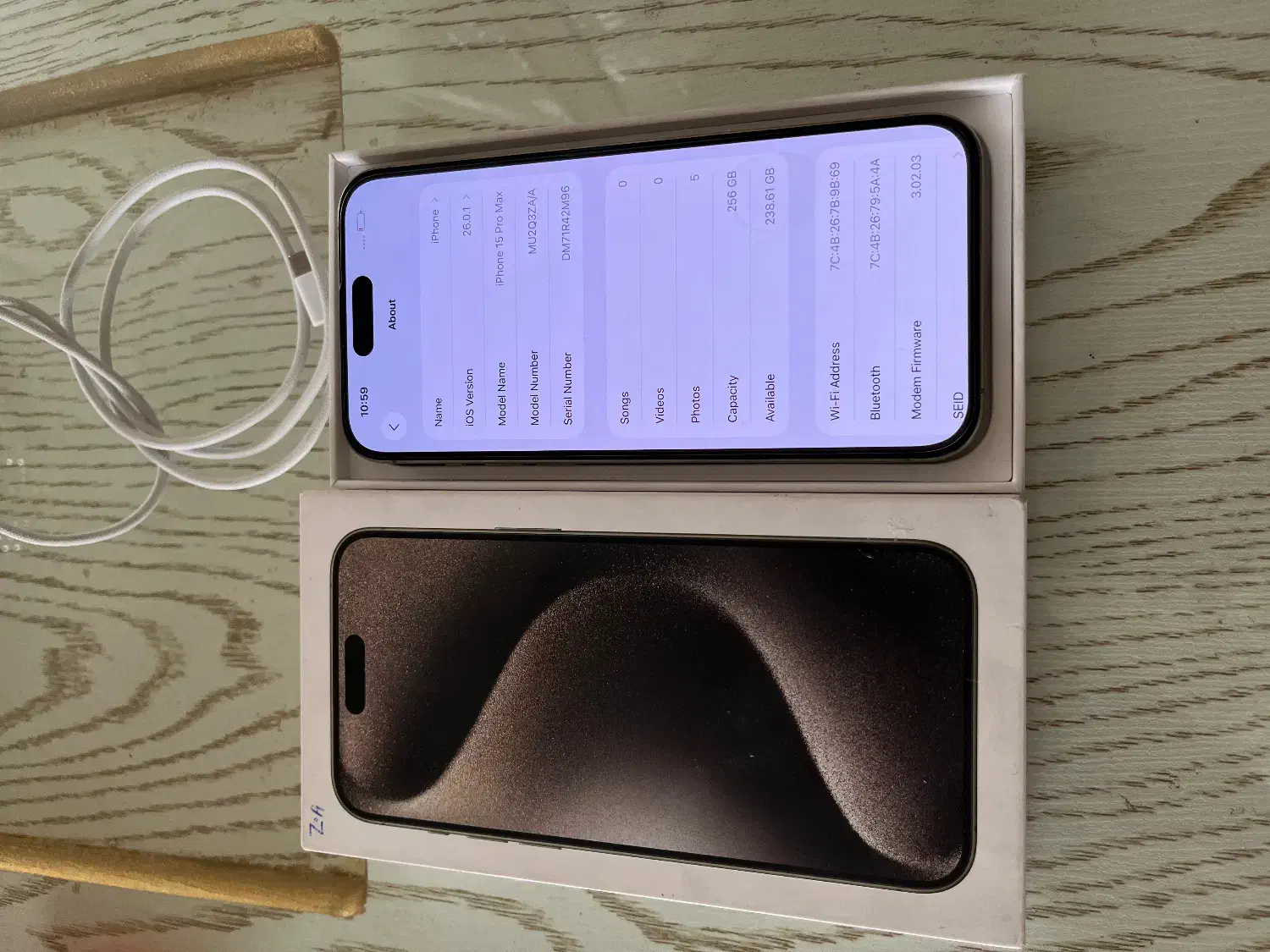 ایفون 15 پرومکس ZAA باطری 100 سایکل 40|موبایل|مشهد, شریف|دیوار