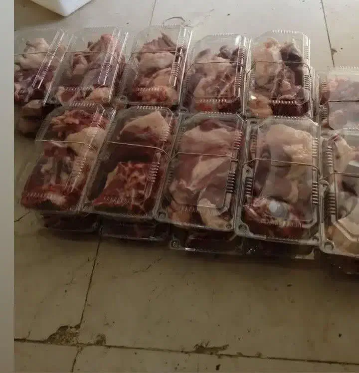 ذبح دام// گوسفند//گوساله زنده|حیوانات مزرعه|رودهن, |دیوار